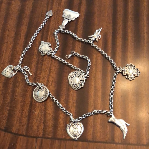 retired and rare HTF Brighton Victorian charm necklace/belt - Picture 14 of 14